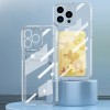 Clear Card Slot Camera Lens Cover & Phone Case For IPhone 14 Plus Pro Max 13 Mini